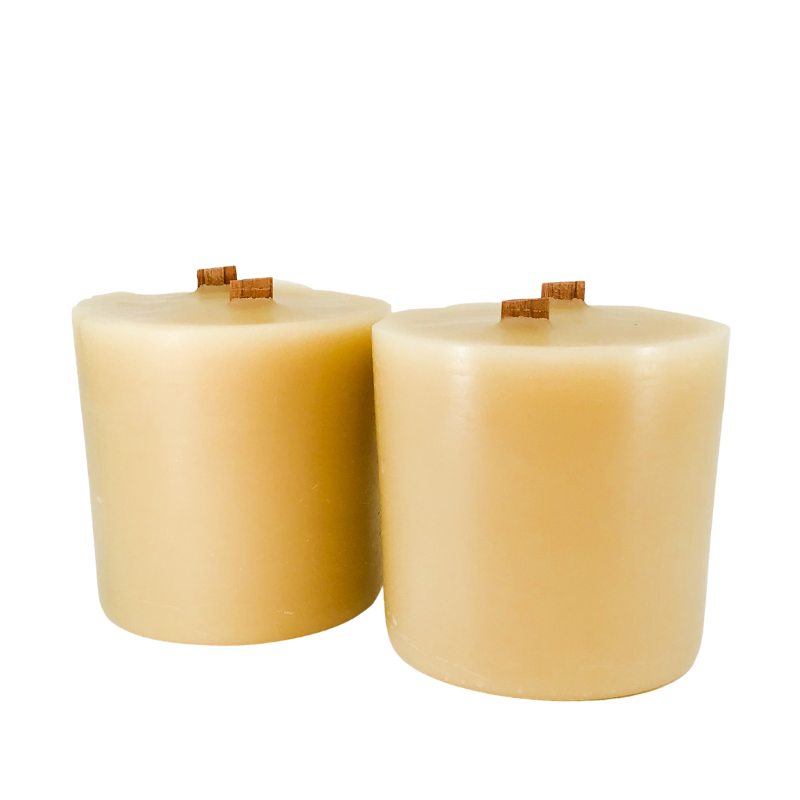 Duo Beeswax Candle Refill Pack